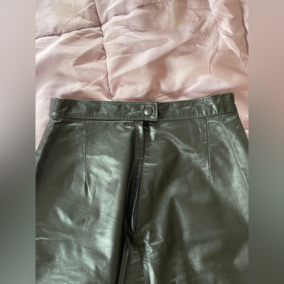 Leather skirt Size 2 - Picture 4 of 6